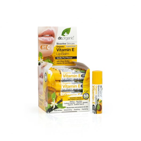 5060176670334-Vitamin E balsamo labbra 5,7 ml - DR ORGANIC