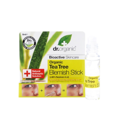 5060176672222-Tea Tree Blemish Stick 8 ml - DR ORGANIC