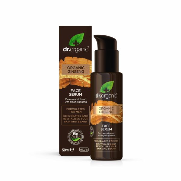 5060391846385- Ginseng Uomo Siero Viso 50ml - DR ORGANIC