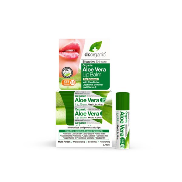 5060176670303-Aloe Vera balsamo labbra 5,7 ml - DR ORGANIC