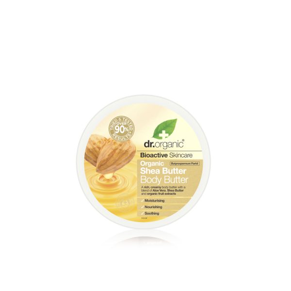 5060391845326-Shea Butter Burro corpo 200ml - DR ORGANIC