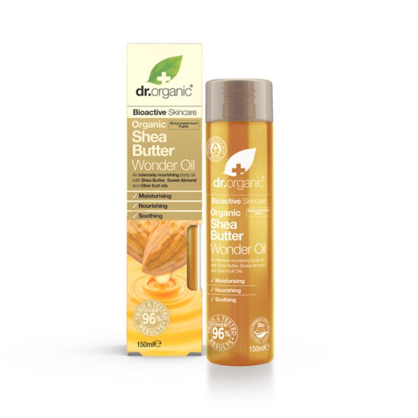 5060391845142- Shea Butter Wonder Oil 150ml - DR ORGANIC