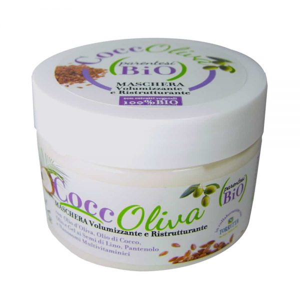 8059018650099-COCCOLIVA MASCHERA VOLUMIZZANTE E RISTRUTTURANTE 250ml - PARENTESI BIO