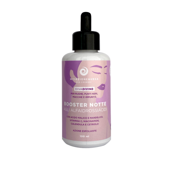 20000810920001-Booster notte agli alfaidrossiacidi AHA 100ml - MYSEZIONE AUREA