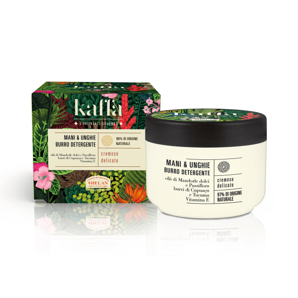 8058774306127-Kaffa Burro Detergente Mani & Unghie 40ml - HELAN